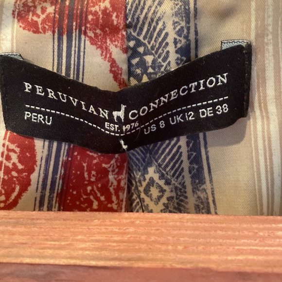 Baby Alpaca and Wool Peruvian Connection Size 8 Tweed Coat - Picture 4 of 5